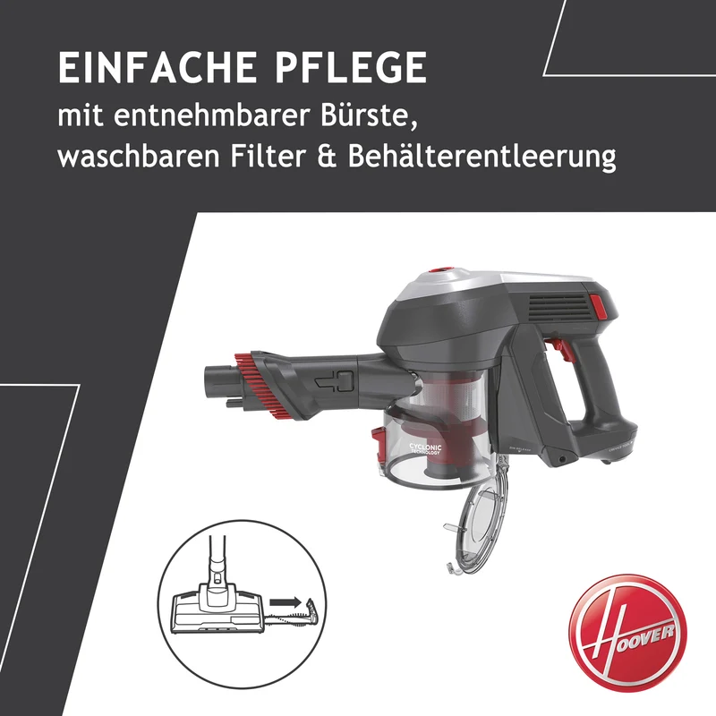 Hoover H-Free 100 PET Akku-Staubsauger [HF122GPT]