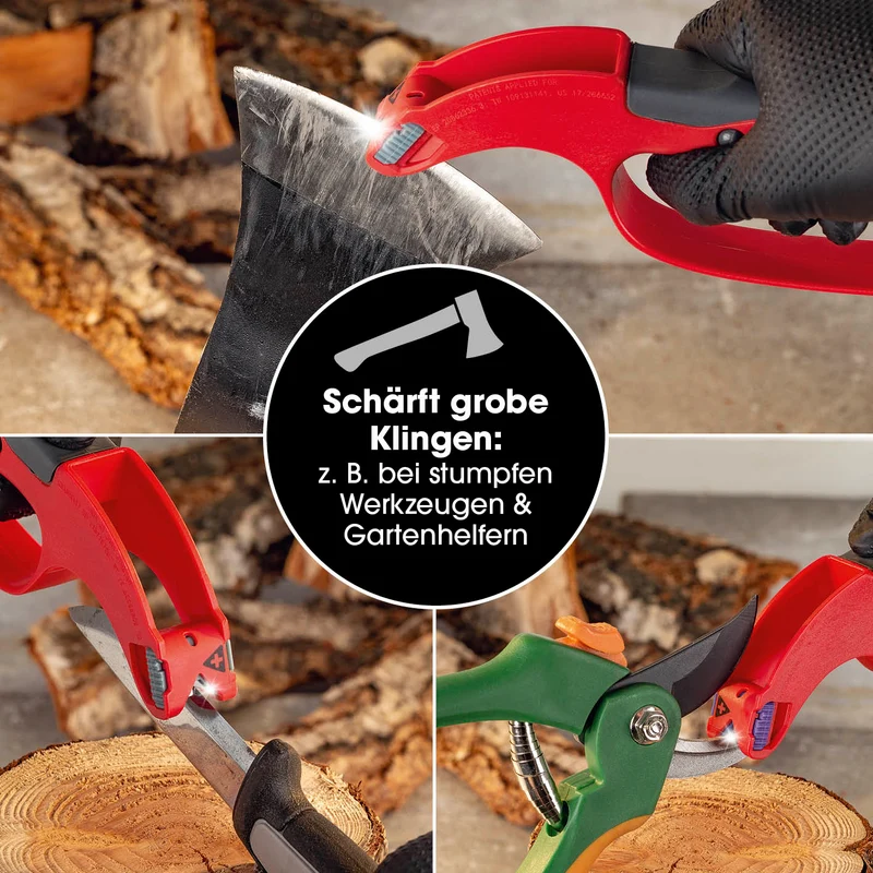 Klingenschärfer und Schärfeinsätze - für Messer, Werkzeug, Gartengeräte
