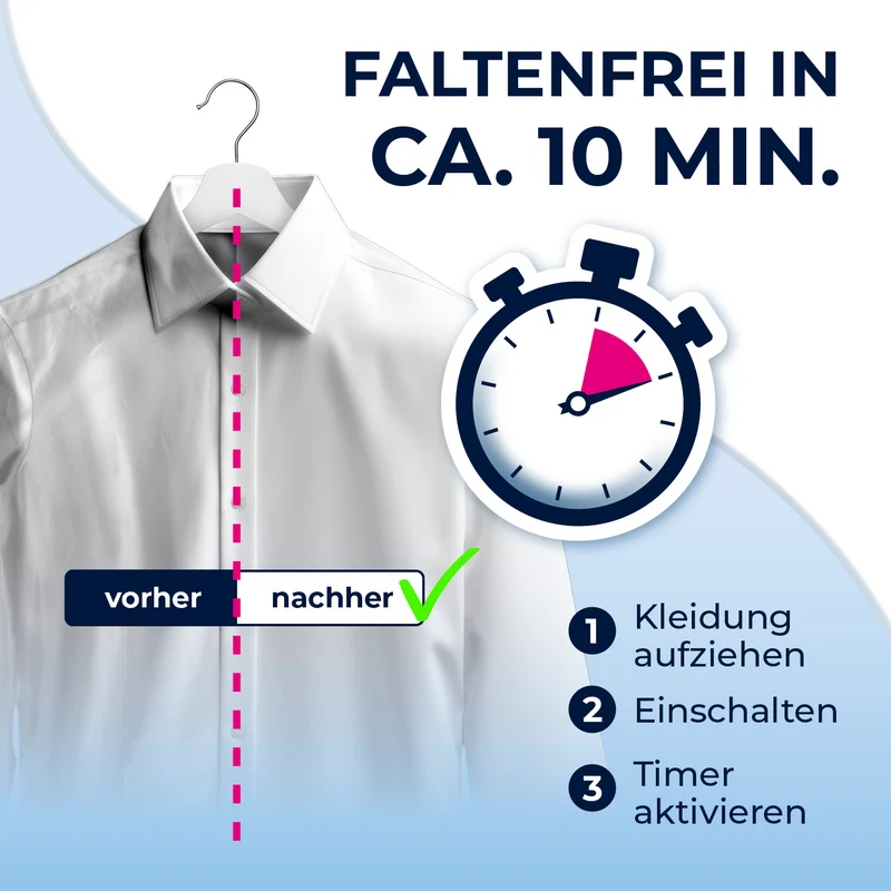 Hemdenbügler PRO - Schwarz