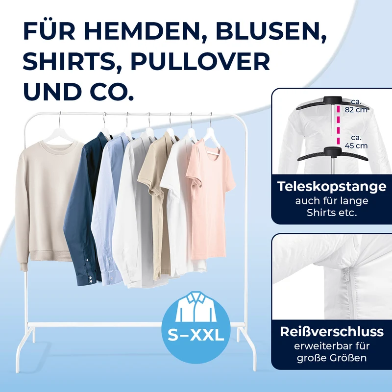 Hemdenbügler PRO - Schwarz