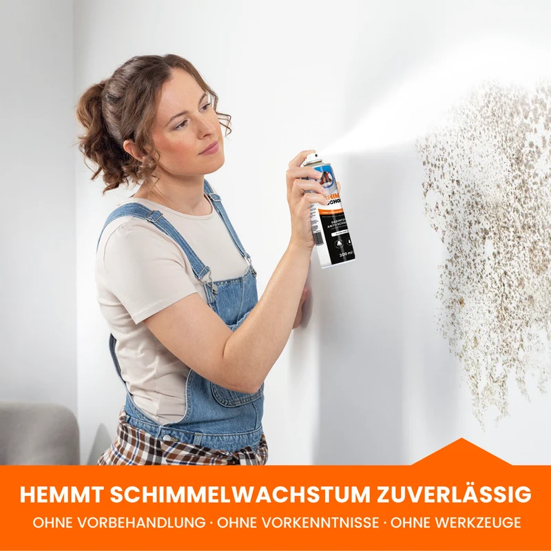 Tonis SCHIMMELSCHOCK 5.2 Anti-Schimmel-Farbe - Weiß - 4er-Set