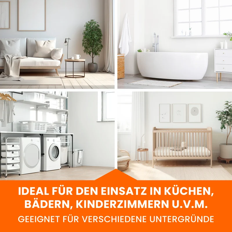 Tonis SCHIMMELSCHOCK 5.2 Anti-Schimmel-Farbe - Weiß - 4er-Set