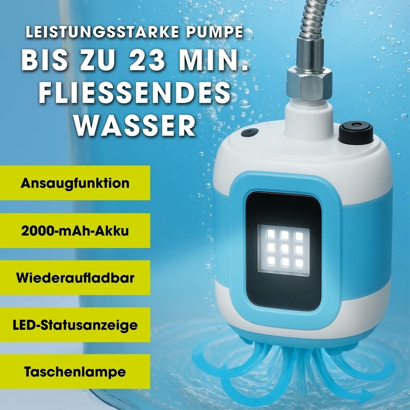 2in1-Gartendusche