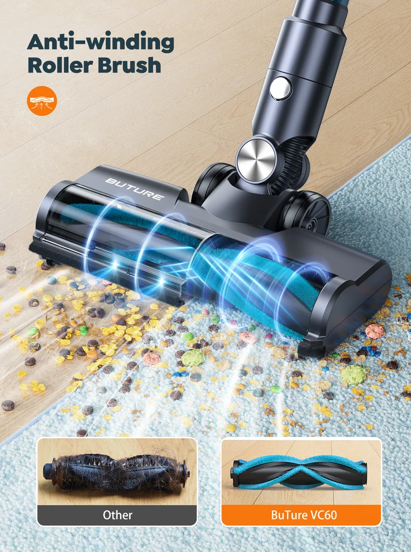 Buture VC60 Cordless Vacuum | 450W 38KPA