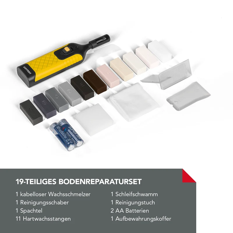 PVC- & Vinyl-Reparaturset - 19 -tlg.