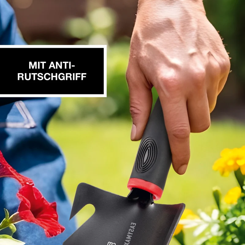 Schaufel mit Wurzelsäge - Schwarz/Rot