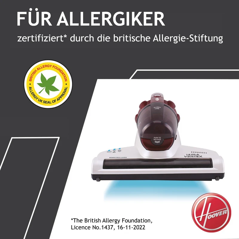 Hoover MBC500 Ultra Vortex Milbensauger (3in1)