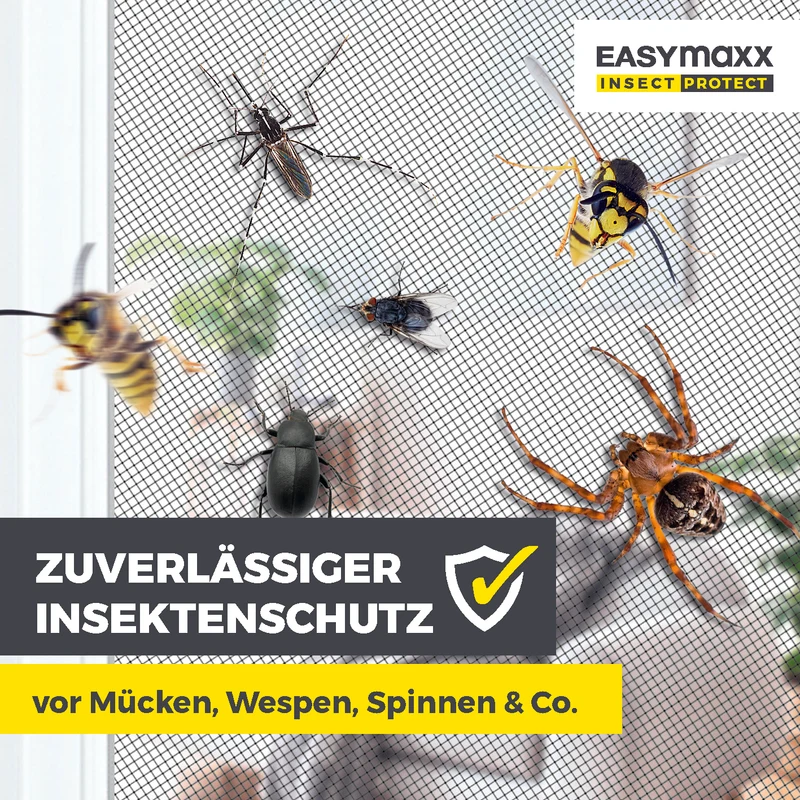 Teleskop-Insektenschutzgitter für Dachfenster - 100 x 160 cm