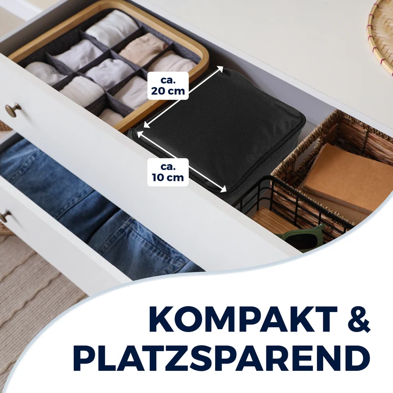 Hemdenbügler PRO KOMPAKT - schwarz/silber