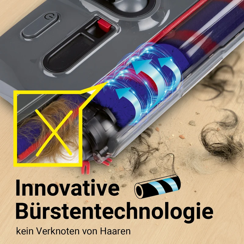 Akkubesen mit LED-Beleuchtung