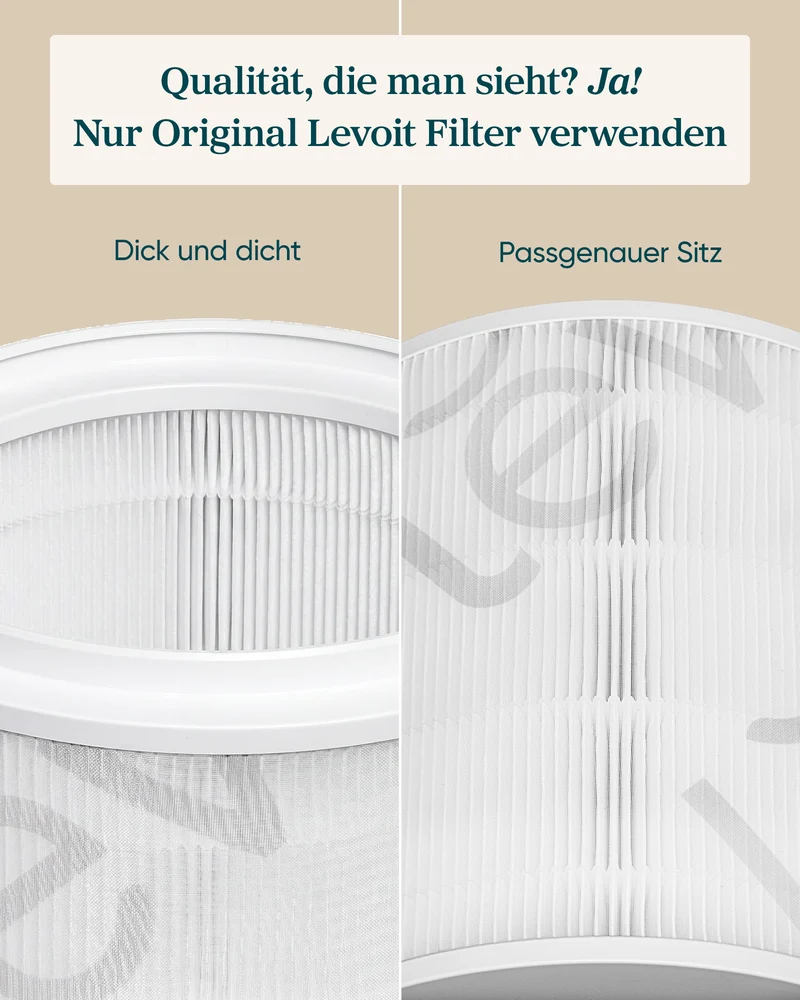 Levoit Eleva 300X Luftreiniger HEPA-Filter