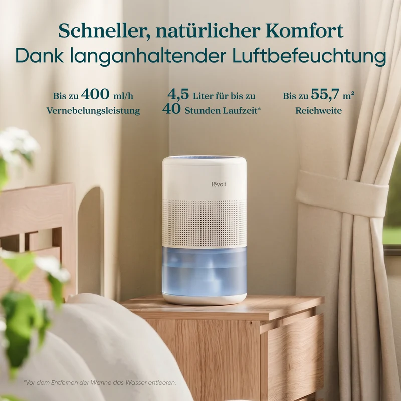 Levoit Superior Studio 450S Smart Verdunster Luftbefeuchter