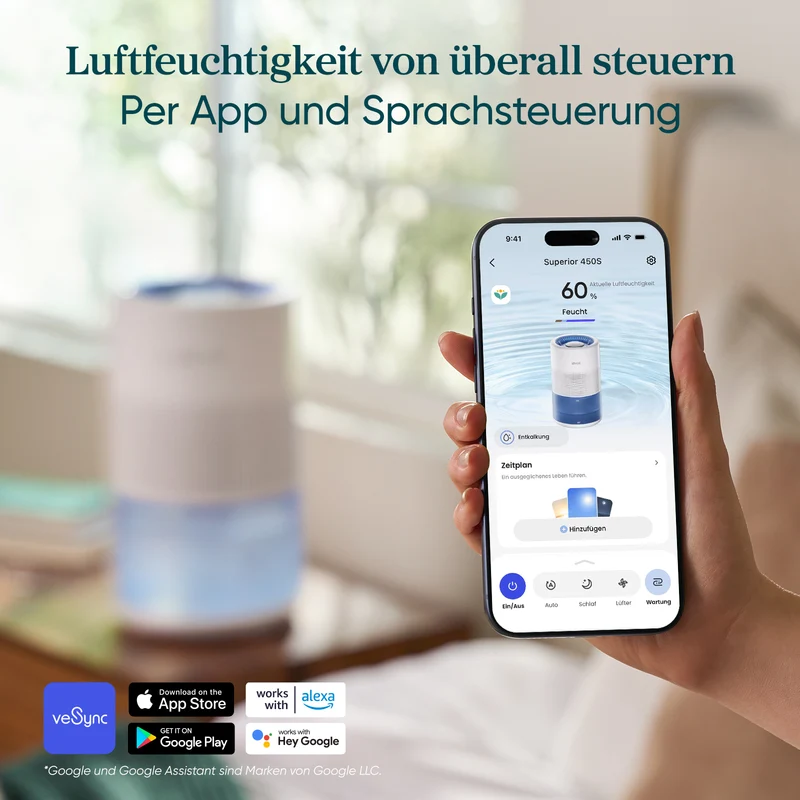 Levoit Superior Studio 450S Smart Verdunster Luftbefeuchter