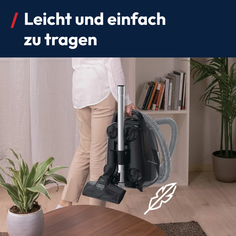 Hoover HE2 Bodenstaubsauger mit Beutel & Tierhaar-Düse [HE210PET]