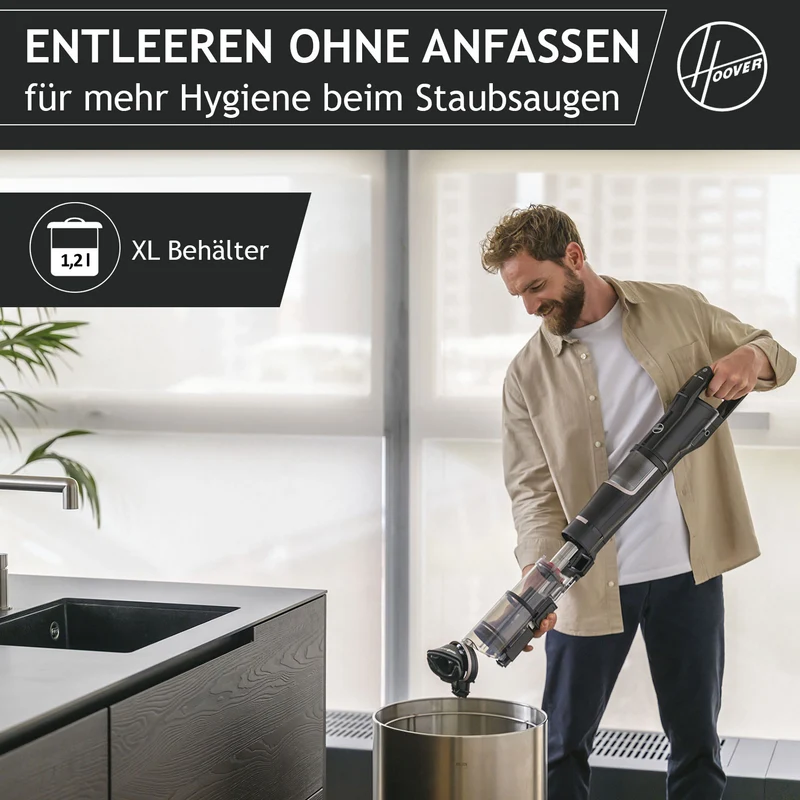 Hoover HFX PET Akku-Staubsauger mit Tierhaar-Düse [HFX10P]