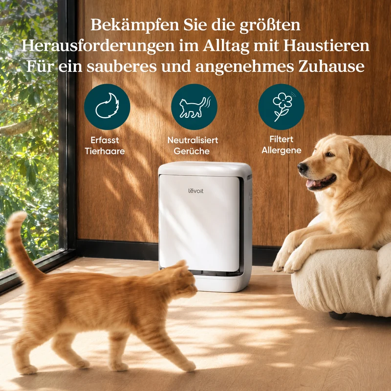 Levoit Vital Pet Pro Luftreiniger fuer Haustiere und große Räume