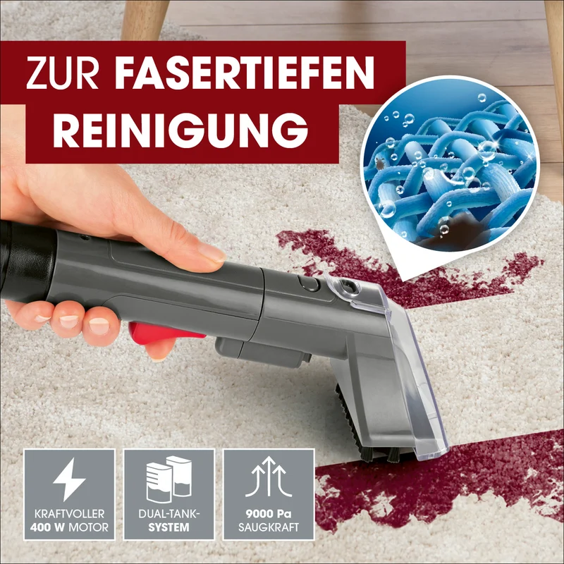 Polster- & Teppichreiniger Kompakt Plus - inkl. 1 l Teppich- & Polsterreiniger-Konzentrat