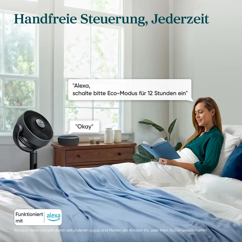 Levoit leiser Standventilator mit App-Steuerung