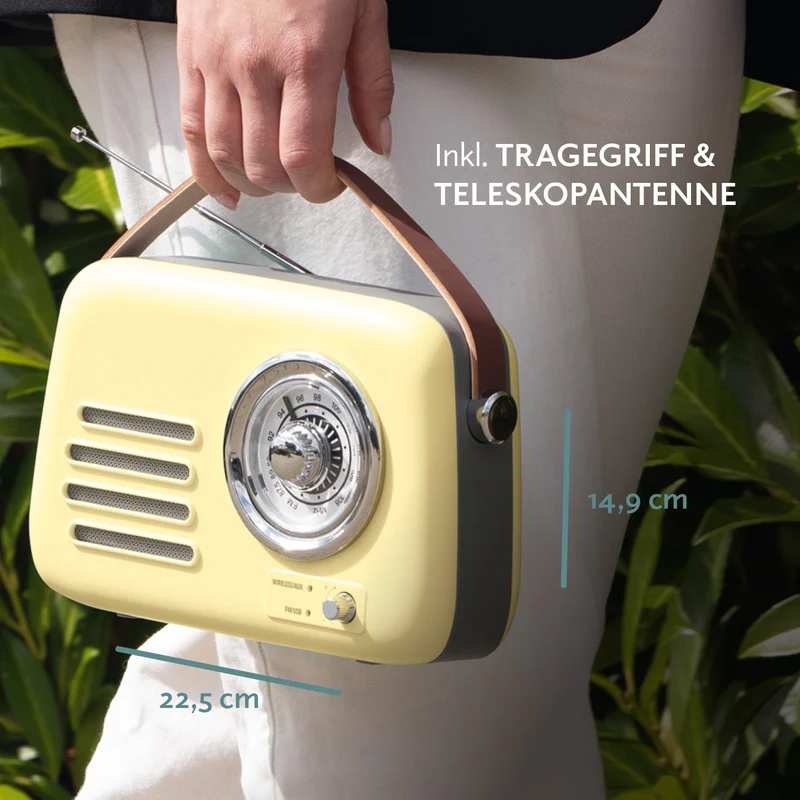 Radio Retro - Stil der 50er-Jahr - Vanille