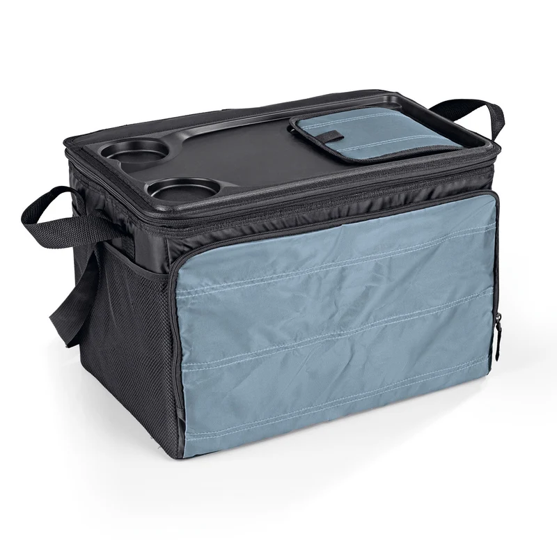 Kühltasche faltbar - 30 l - schwarz/dunkelgrau