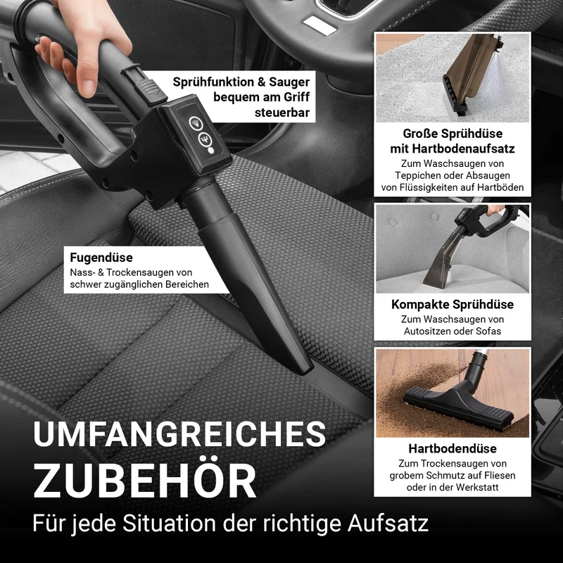 Sprüh- und Waschsauger Power Clean