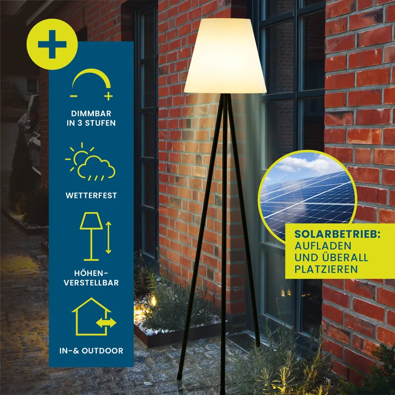 Solar-Stehlampe
