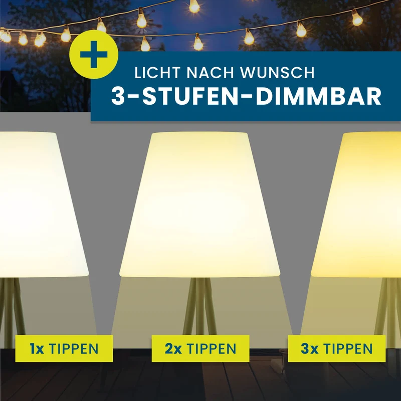 Solar-Stehlampe