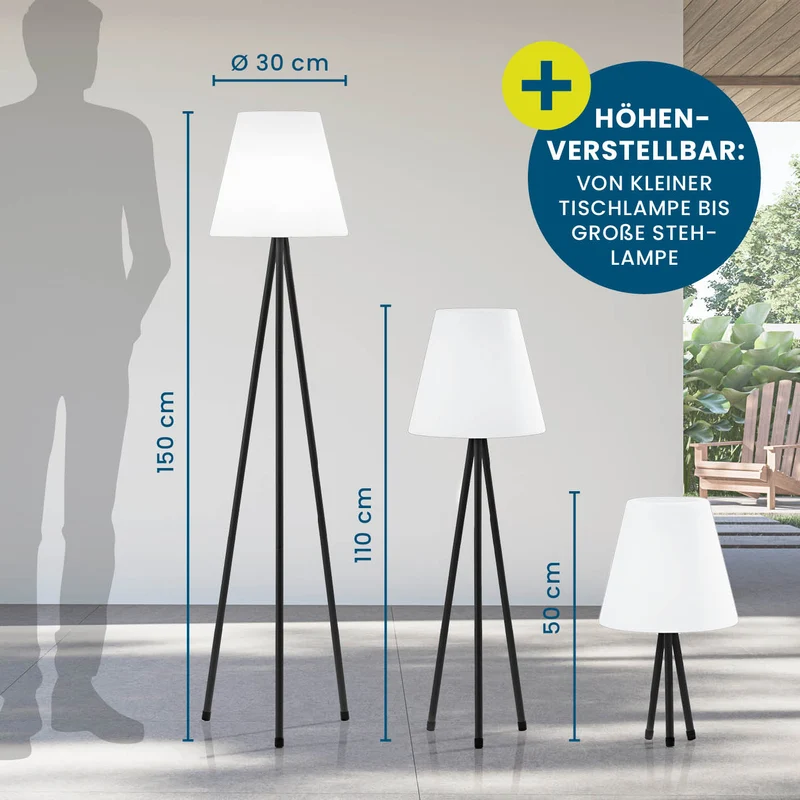 Solar-Stehlampe