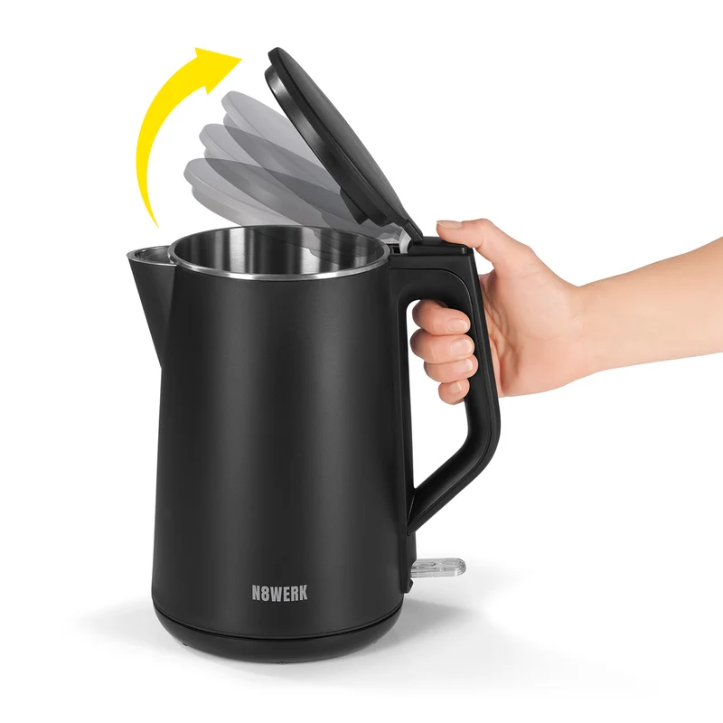Wasserkocher in der Midnight Edition - Fassungsvermögen 1,5 Liter
