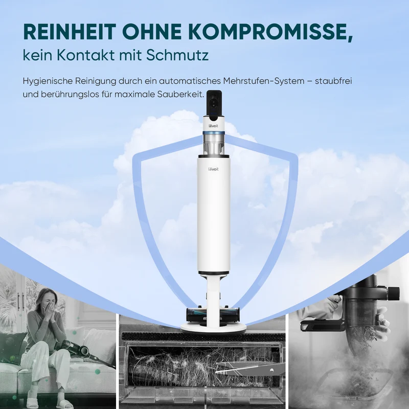 Levoit AERO Staubsauger mit Selbstreinigungs-Station