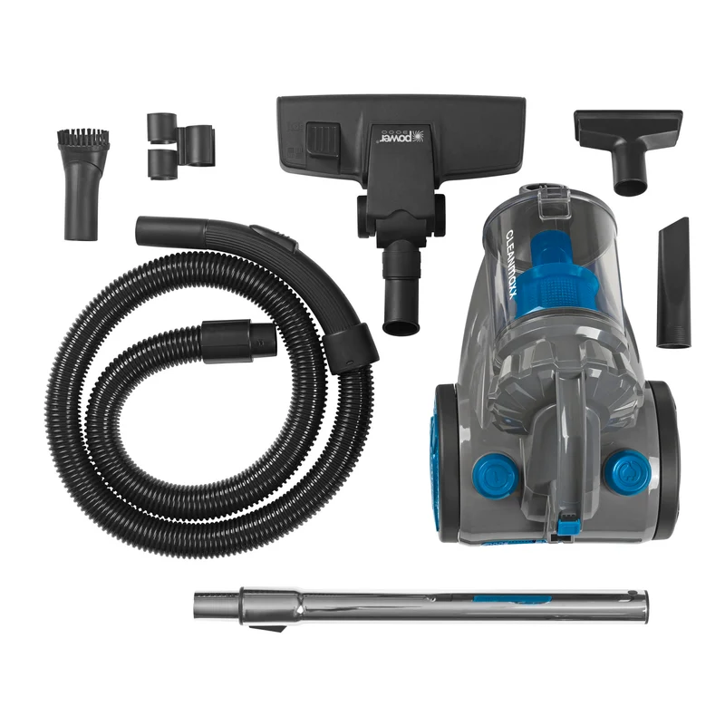 Multi-Zyklon-Staubsauger 800W - schwarz/blau