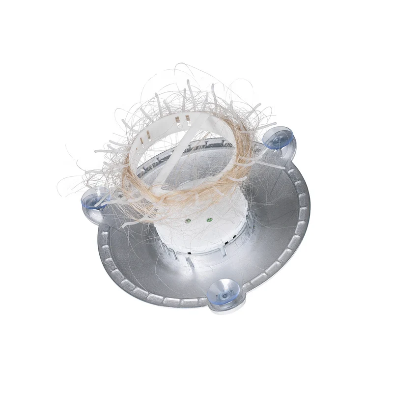 Abfluss-Fee Dusche - 1x Verschlussstopfen, 2x Duftstein Zitrone/Apfel & 2x Haarfänger