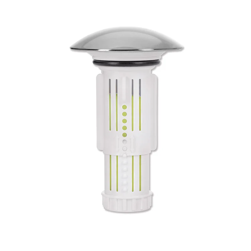 Abfluss-Fee Waschbecken - 1x Verschlussstopfen & 5x Duftstein Zitrone/Apfel