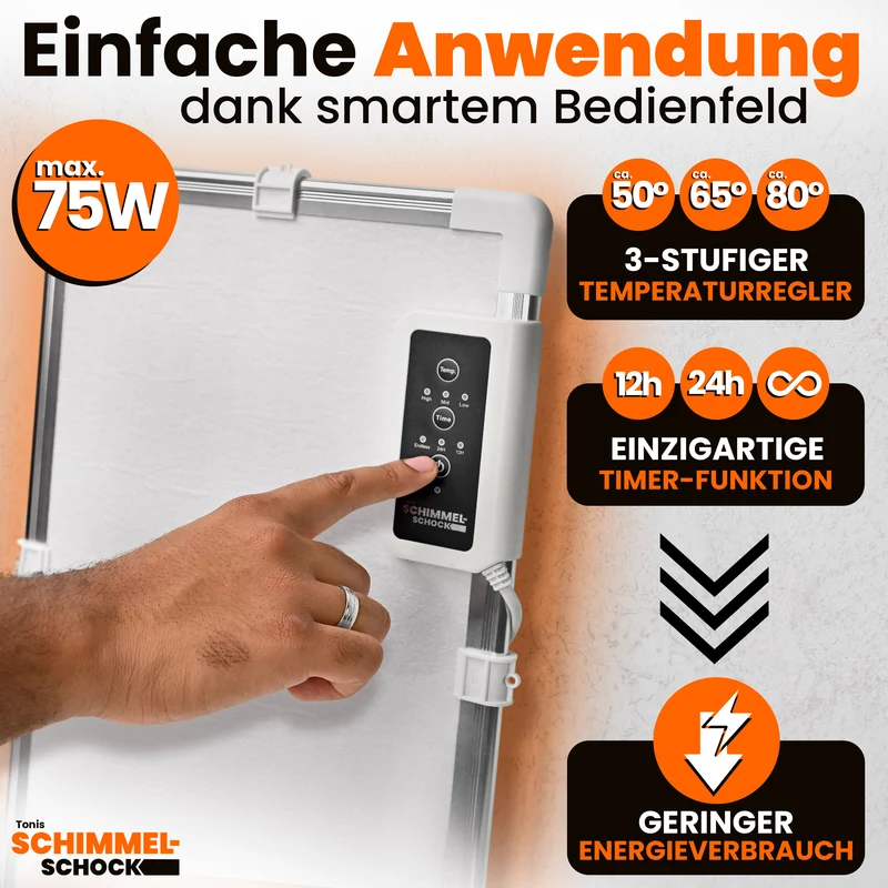 Anti-Schimmelheizung