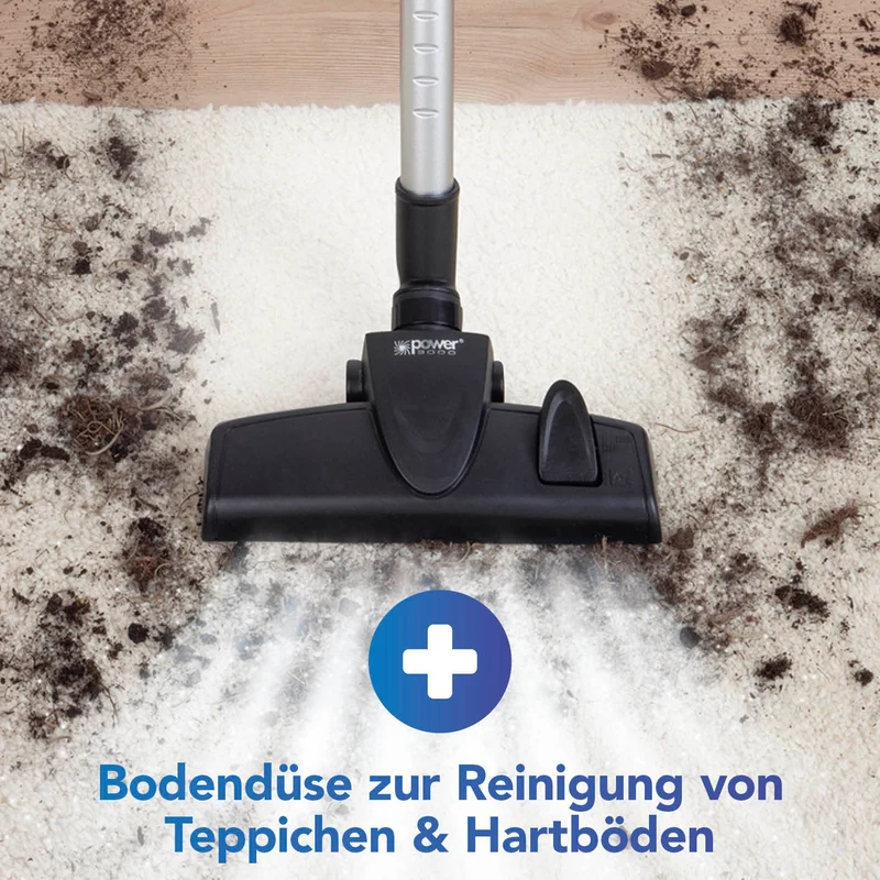Akku-Hand- & Bodenstaubsauger - anthrazit/blau