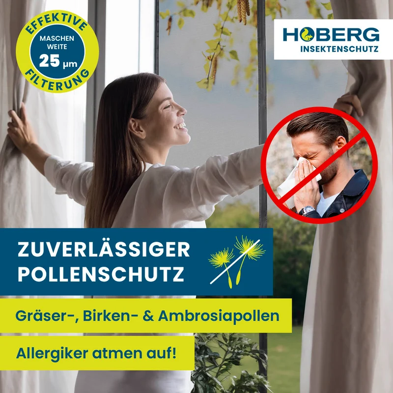 Insekten- & Pollenschutzvorhang für Wohnwagen - 60 x 195 cm