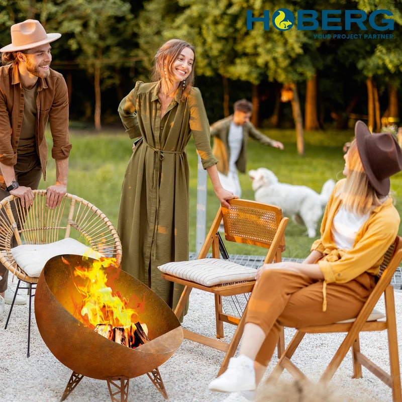 Feuerschale in Rost-Patina - Ø 58 cm