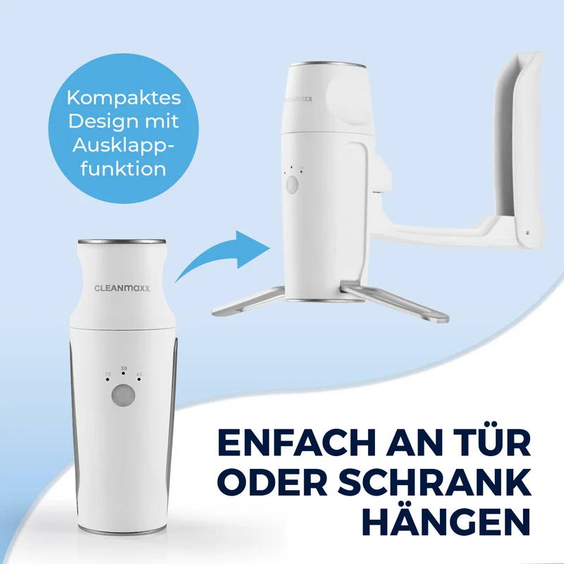 Hemden- & Blusenbügler Kompakt - weiß/silber