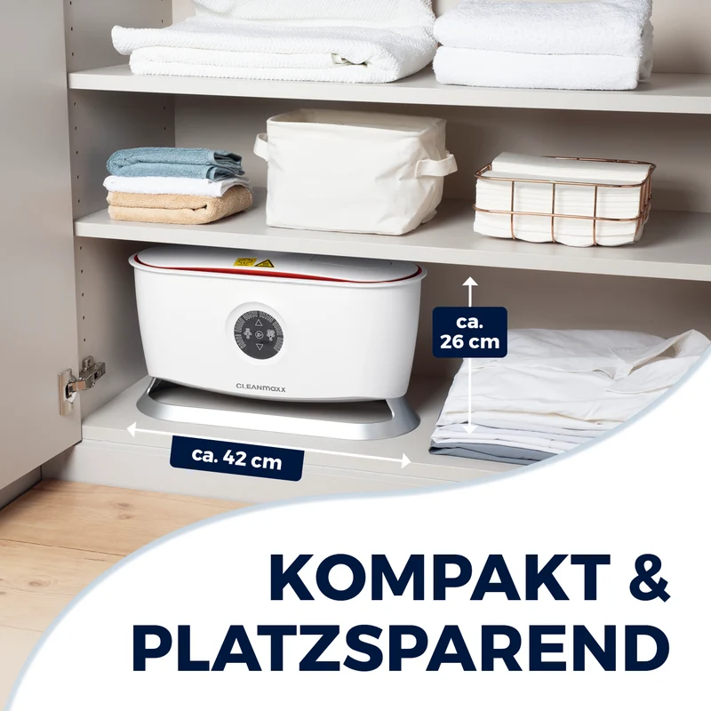 Hemdenbügler PRO STEAM mit Hosenaufsatz - Weiß