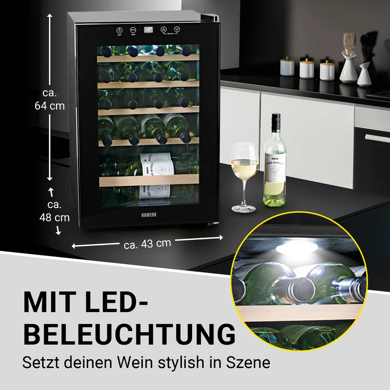 Weinkühlschrank - 20 Flaschen