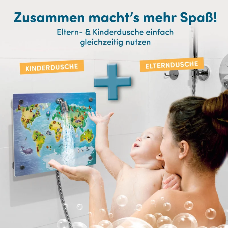 Kinderdusche Welt