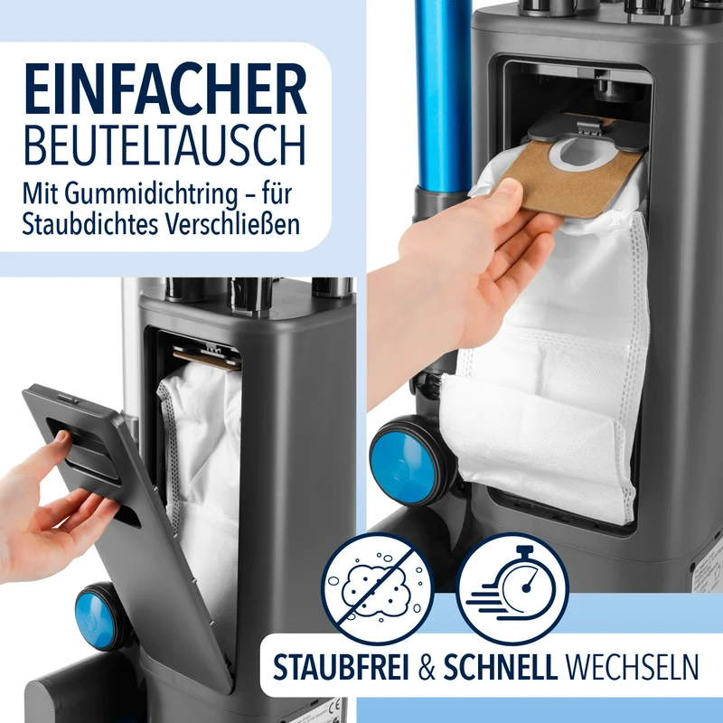 Staubbeutel 10er-Set für CLEANmaxx AeroTec 500 Absaugstation - 3,5 l
