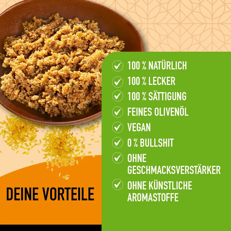 Bulgurcups - 6er Try-Me-Set mit Kisir, Vegetables & Subtropical