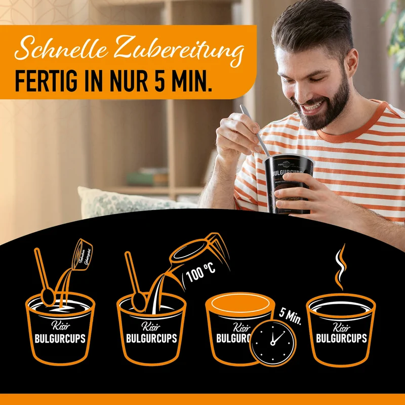 Bulgurcups - Kisir - Bulgur mit Tomate, Granatapfel & Petersilie