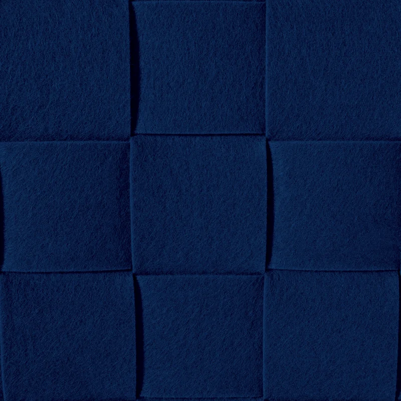 Filz-Aufbewahrungskorb L - 40 x 40 x 40 cm - Dunkelblau