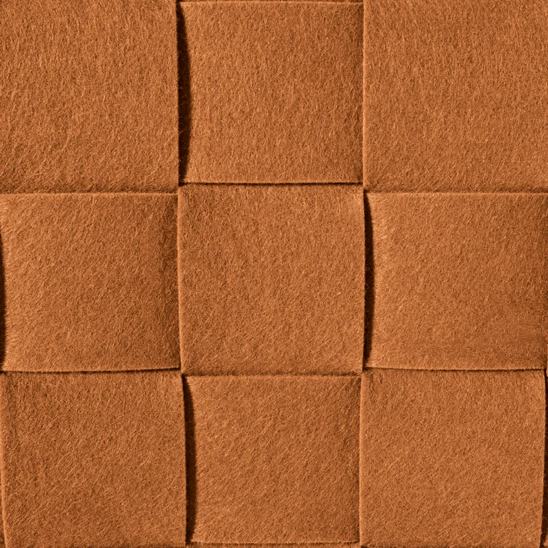 Filz-Aufbewahrungskorb S - 24 x 24 x 24 cm - Rost