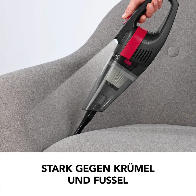 Akku-Handstaubsauger - grau/rot
