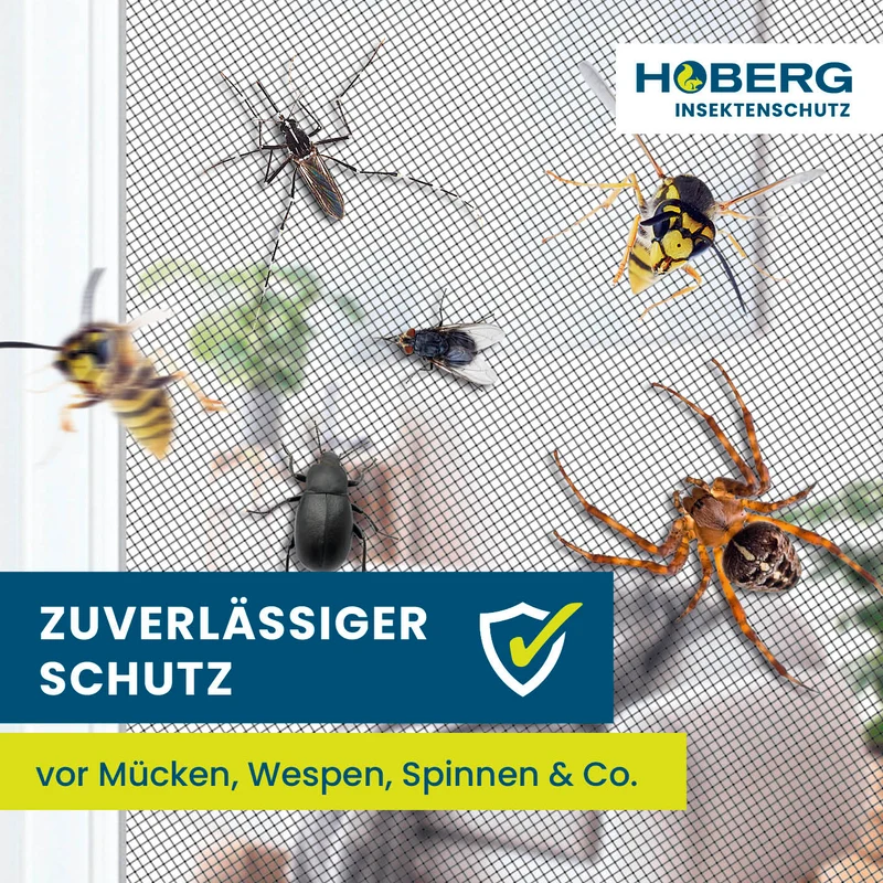 Insektenschutzgitter mit Magnetbefestigung 4er-Set
