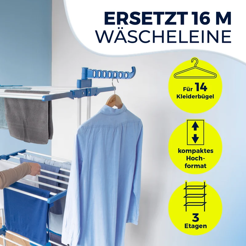 Wäsche-Tower 1600 - Blau