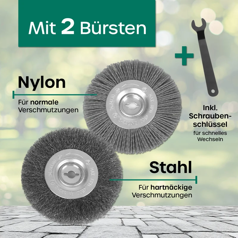 Fugenreiniger elektrisch 140 Watt - grün